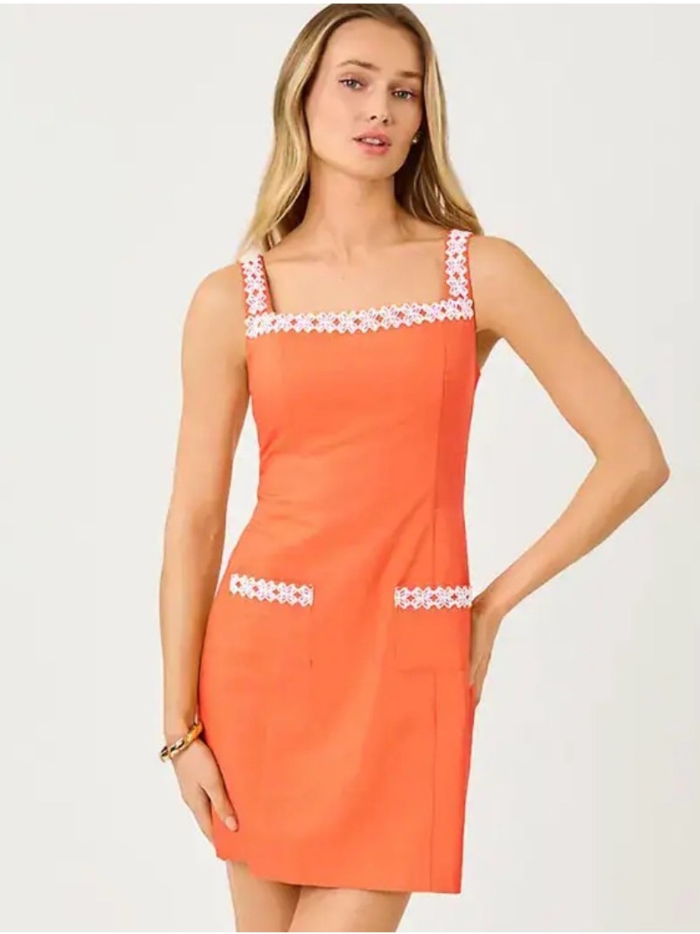 NWT Lilly Pulitzer Isleen Skirted Romper with White Lace Trim